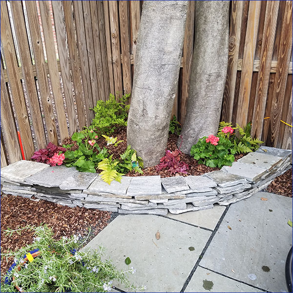 flagstone patio