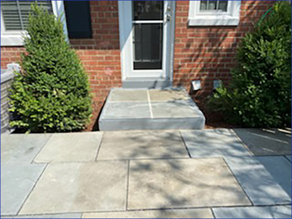 flagstone patio